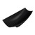 Alfi AB9992BM Black Matte 71" Solid Surface Resin Free Standing Hammock Style Bathtub