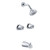 Gerber G004652083 Classics 6 Inch Centers Two Handle Tub & Shower Faucet 1.75gpm - Chrome