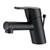 Gerber D224530BS Amalfi Single Handle Top Control Lavatory Faucet Single Hole w/ Metal Pop-Up Drain 1.2gpm - Satin Black