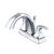 Gerber Vaughn Two Handle Centerset Lavatory Faucet w/ Metal Pop-Up Drain 1.2gpm - Chrome - D307018