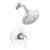Gerber Lemora Single Handle Shower Only Trim Kit & Treysta Cartridge 1.75gpm -Chrome - D501534TC