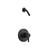 Gerber D520530LSBSTC Amalfi Single Handle Shower Only Trim Kit & Treysta Cartridge Less Showerhead -Satin Black