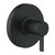 Gerber D510430BSTC Amalfi Single Handle Pressure Balance Trim Kit & Treysta Cartridge for Valve Only -Satin Black