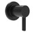 Gerber Amalfi Single Handle Trim Kit for Diverter Valves -Satin Black - D560930BST