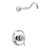 Gerber D502757LSTC Opulence Single Handle Shower Only Trim Kit & Treysta Cartridge Less Showerhead - Chrome
