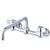 Gerber Classics Two Handle Wall Mount Kitchen Faucet w/ 8" Spout 1.75gpm - Chrome - G0042690