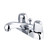 Gerber G0043431 Classics Two Handle Centerset Lavatory Faucet w/ Metal handles w/ Pop-Up Hole & Stay 1.2gpm - Chrome