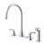 Gerber Viper Two Handle High Arc Kitchen Faucet with Side Spray 1.75gpm - Chrome - G0040167