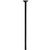 Gerber D481324BS 24" Ceiling Mount Showerarm w/ Escutcheon - Satin Black