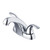 Gerber G0043010 Viper Two Handle Centerset Lavatory Faucet w/ 50/50 Touch Down Drain 1.2gpm - Chrome