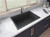 Ruvati 27 x 20 inch Drop-in Topmount Granite Composite Single Bowl Kitchen Sink - Midnight Black - RVG1027BK