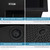 Ruvati 27 x 20 inch Drop-in Topmount Granite Composite Single Bowl Kitchen Sink - Midnight Black - RVG1027BK