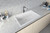 Ruvati 27 x 20 inch Drop-in Topmount Granite Composite Single Bowl Kitchen Sink - Arctic White - RVG1027WH