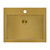 Ruvati 21 x 17 inch Brushed Gold Drop-in Topmount Bathroom Sink Polished Brass Stainless Steel - RVH5110GG