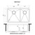 Ruvati 30-inch Low-Divide Undermount Rounded Corners 60/40 Double Bowl 16 Gauge Stainless Steel Kitchen Sink - RVH7357