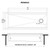 Ruvati 45-inch Workstation Two-Tiered Ledge Kitchen Sink Drop-in Topmount 16 Gauge Stainless Steel - RVH8433