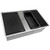 Ruvati 27-inch Workstation Slope Bottom Offset Drain Undermount 16 Gauge Kitchen Sink - RVH8573