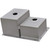 Ruvati Insulated Ice Chest and Outdoor Sink 29 x 20 inch BBQ Workstation Topmount T-316 Stainless Steel - RVQ6290