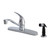 Gerber G0040212W Maxwell SE Single Handle Kitchen Faucet with Side Spray & w/ Washerless Cartridge 1.75gpm - Chrome