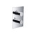 Flusso 3/4 " Thermostatic Valve & Trim - With 2-Way Diverter - 2 Output - Polished Chrome - 100.4420CP