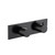 Flusso 100.2717MB 3/4" Horizontal Thermostatic Shower Valve & Trim - 2 Output - Matte Black