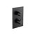 Flusso 100.4301MB 3/4" Thermostatic Valve & Trim - 3 Output - Matte Black