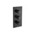 Flusso 100.4401MB 3/4" Thermostatic Valve and Trim - 2 Outputs - Matte Black