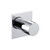 Flusso 100.4371CP 3-Way Diverter Shower Valve & Trim - Polished Chrome