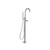 Flusso 100.1170MB Freestanding Floor Mount Bathtub / Tub Filler With Hand Shower - Matte Black