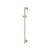 Flusso Shower Slide Bar With Integrated Wall Elbow - Satin Brass - 100.601023ASB