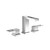 Flusso Three Hole 8" Widespread Two Handle Bathroom Faucet - Polished Chrome - 160.2003CP