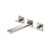 Isenberg  160.2450BN Two Handle Wall Mounted Tub Filler - Brushed Nickel