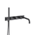 Flusso 100.2691MB Wall Mount Tub Filler With Hand Shower - Matte Black