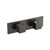 Flusso 160.2693MB 3/4" Horizontal Thermostatic Shower Valve & Trim - 1 Ouptut - Matte Black