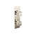 Flusso 160.2720PN 3/4" Horizontal Thermostatic Shower Valve & Trim - 1- Output -Polished Nickel