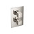 Flusso 160.4101PN 3/4" Thermostatic Shower Valve & Trim - 1 Output -Polished Nickel