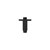 Flusso Ceiling Mount Shower Arm - 2" - Matte Black - 160.2CSAMB