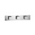 Flusso Trim For Horizontal Thermostatic Valve with 2 Volume Controls - Matte Black - 160.2715TMB
