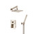 Isenberg  160.3300PN Two Output Shower Set With Shower Head And Hand Held -Polished Nickel