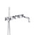 Flusso 160.2691CP Wall Mount Tub Filler With Hand Shower - Chrome