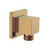 Gerber D469059BB Square Wall Supply Elbow for Handshower - Brushed Bronze
