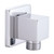 Gerber  D469059 Square Wall Supply Elbow for Handshower - Chrome