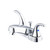 Gerber G0043156W Maxwell SE Two Handle Centerset Lavatory Faucet w/ Metal Lever Handles & 50/50 Pop-Up Drain 1.2gpm - Chrome