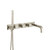 Flusso Wall Mount Tub Filler With Hand Shower - Brushed Nickel - 196.2691BN
