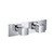 Flusso 196.2693CP 3/4" Horizontal Thermostatic Shower Valve & Trim - 1 Ouptut - Chrome