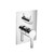 Flusso 180.2100CP Tub / Shower Trim With Pressure Balance Valve - 2-Output - Chrome