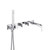 Flusso 196.2691CP Wall Mount Tub Filler With Hand Shower - Chrome