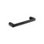 Flusso Brass Towel Ring / Mini Towel Bar - 8" - Matte Black - 196.1008MB