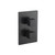 Flusso Trim For Thermostatic Valve - Matte Black - 196.4000TMB