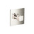 Flusso 196.4201PN 3/4" Thermostatic Valve With Trim - Polished Nickel